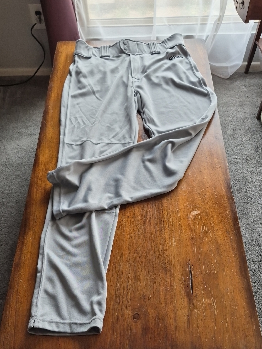 Rawlings Gray Baseball Pants